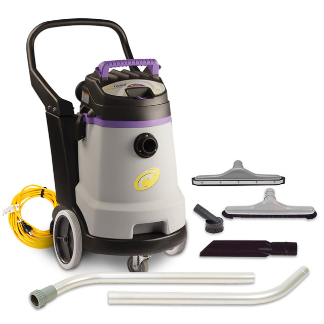 PRO-TEAM INC. ProTeam 107359  ProGuard Wet/Dry Vacuum With Tool Kit, Front-Mount Squeegee, 15 Gallon
