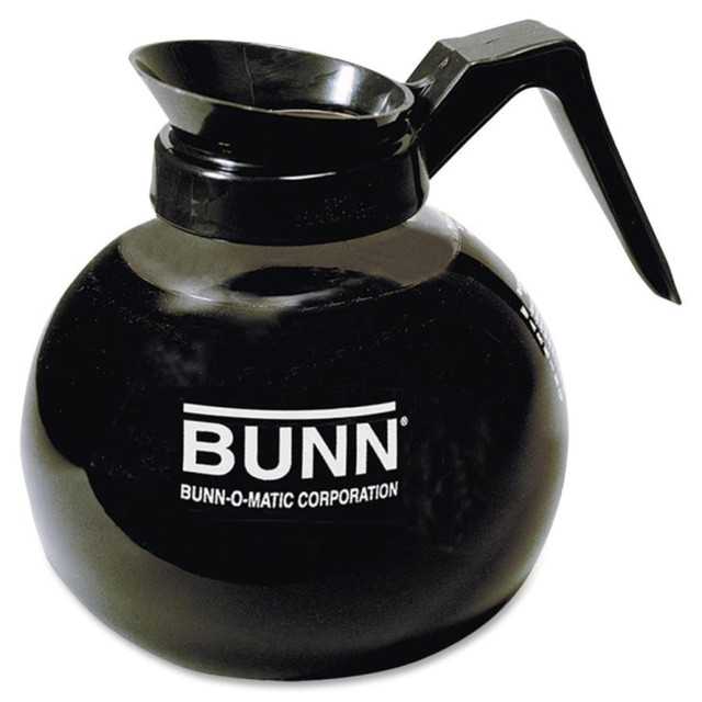 BUNN-O-MATIC CORPORATION 42400.0101 Bunn Pour-O-Matic 12-Cup Decanter, Regular, Clear/Black BUNN-O-MATIC CORPORATION 42400.0101 Bunn Pour-O-Matic 12-Cup Decanter, Regular, Clear/Black