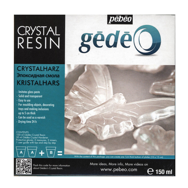 PEBEO 766150  Gedeo Crystal Resin, 150 mL PEBEO 766150  Gedeo Crystal Resin, 150 mL