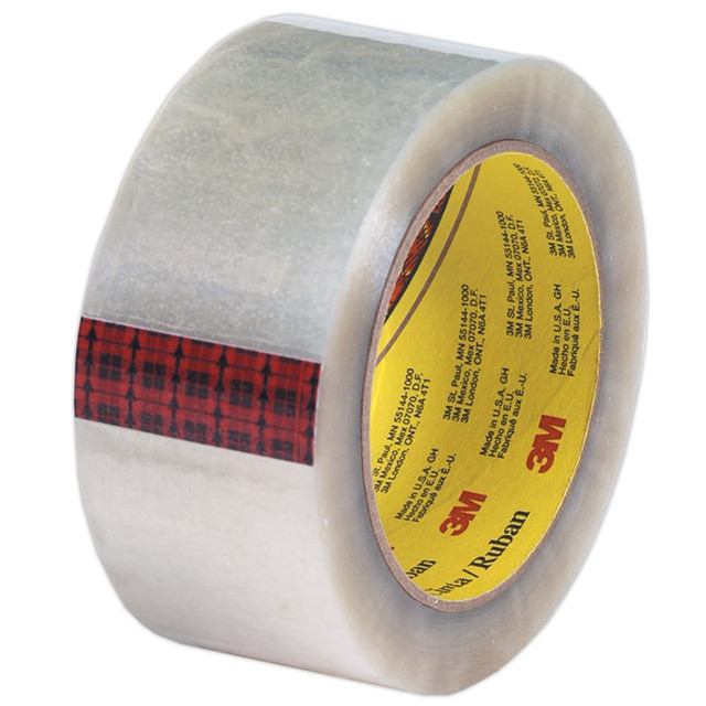 3M CO 31348X100 3M 313 Carton-Sealing Tape, 2in x 110 Yd., Clear, Case Of 36 Rolls