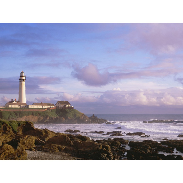 PETSTEP INTERNATIONAL, INC. Biggies BG-WM-LTH-24  Landscape/Seascape Mural, 24in x 18in, Unframed, Lighthouse