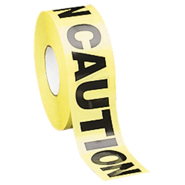 TATCO PRODUCTS, INC. 10700 Tatco "Caution" Barricade Tape, 3in x 1000ft, Yellow TATCO PRODUCTS, INC. 10700 Tatco "Caution" Barricade Tape, 3in x 1000ft, Yellow