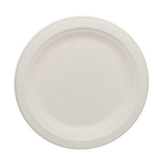 LOLLICUP USA, INC. KE-BPR06-1C Karat Earth 6in Round Bagasse Plates, Natural, Set Of 1,000 Plates LOLLICUP USA, INC. KE-BPR06-1C Karat Earth 6in Round Bagasse Plates, Natural, Set Of 1,000 Plates