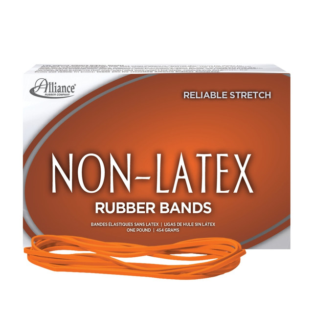 ALLIANCE RUBBER CO 37176 Alliance Rubber Sterling Rubber Bands, No. 117B, 1 lb, Box Of 250