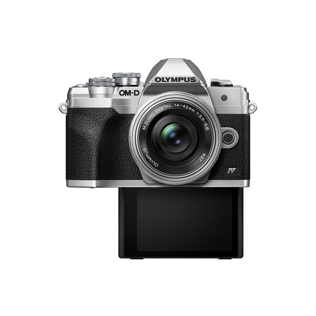 OM DIGITAL SOLUTIONS V207132SU000 Olympus OM-D E-M10 Mark IV 20.3 Megapixel Mirrorless Camera with Lens - 14 mm - 42 mm - Silver OM DIGITAL SOLUTIONS V207132SU000 Olympus OM-D E-M10 Mark IV 20.3 Megapixel Mirrorless Camera with Lens - 14 mm - 42 mm - Silver