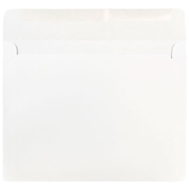 JAM PAPER AND ENVELOPE 12286H JAM Paper Booklet Envelopes, #9, Gummed Seal, White, Pack Of 50 Envelopes