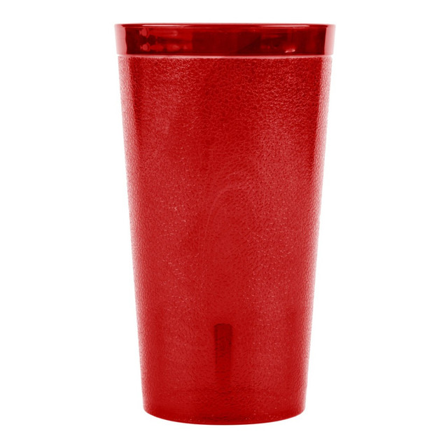 CARLISLE FOODSERVICE PRODUCTS, INC. Carlisle CL521610  Stackable SAN Plastic Tumblers, 16 Oz, Ruby, Pack Of 72