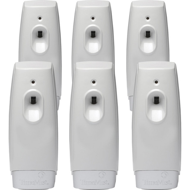 NORTHERN SAFETY CO INC 1047809CT TimeMist Settings Air Freshener Dispenser - 0.13 Hour, 0.25 Hour, 0.50 Hour - 30 Day Refill Life - 2 x AA Battery - 6 / Carton - White NORTHERN SAFETY CO INC 1047809CT TimeMist Settings Air Freshener Dispenser - 0.13 Hour, 0.25 Hour, 0.50 Hour - 30 Day Refill Life - 2 x AA Battery - 6 / Carton - White