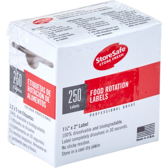 CAMBRO MFG. CO. 1252SLB250 Cambro Half-Size Bulk Dispenser Pack Food Rotation Labels, 1252SLB250, 1-1/4inW x 2inD, White, Pack Of 250 Labels CAMBRO MFG. CO. 1252SLB250 Cambro Half-Size Bulk Dispenser Pack Food Rotation Labels, 1252SLB250, 1-1/4inW x 2inD, White, Pack Of 250 Labels