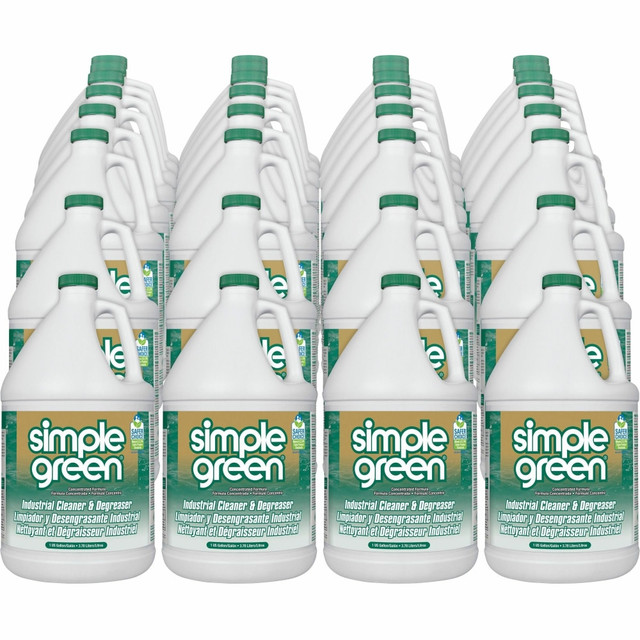 SIMPLE GREEN 13005PL Industrial Cleaner/Degreaser - For Multipurpose, Multi Surface - Concentrate - Liquid - 128 fl oz (4 quart) - Original Scent - Non-abrasive, Non-flammable - Green - 168 / Pallet SIMPLE GREEN 13005PL Industrial Cleaner/Degreaser - For Multipurpose, Multi Surface - Concentrate - Liquid - 128 fl oz (4 quart) - Original Scent - Non-abrasive, Non-flammable - Green - 168 / Pallet