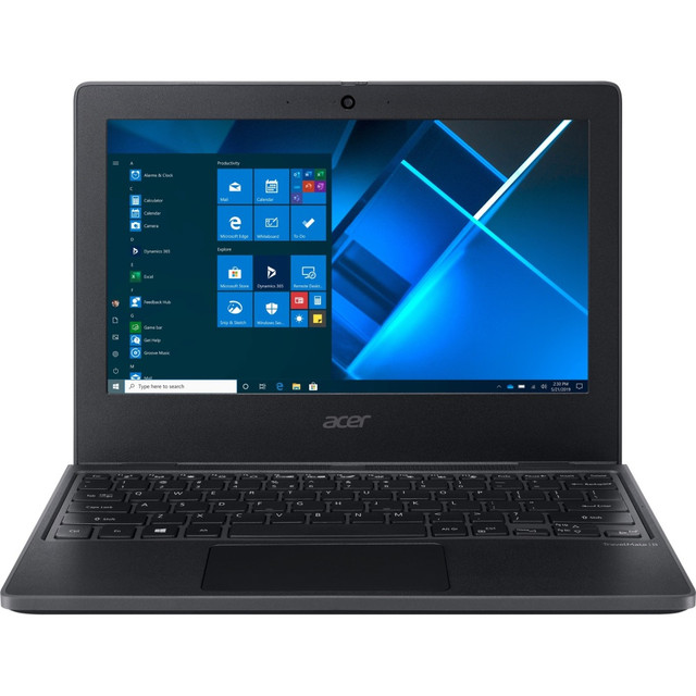 ACER AMERICA CORPORATION Acer NX.VNDAA.002  TravelMate B3 Laptop, 11.6in Screen, Intel Celeron N4020, 4GB Memory, 64GB Flash Drive, Shale Black, Windows 10 Pro Education