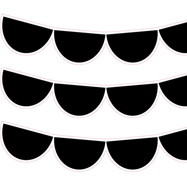 Decorate your classroom with Creative Teaching Press EZ Borders. These stylish borders are made from acid-free paper for long-lasting brightness that shows up year after year.  Made from acid-free paper.  Designed for use on bulletin boards.  Small size allows for easy handling and storage.  Each pack includes 48ft. Sold as a set of 3 packs for 144ft total.