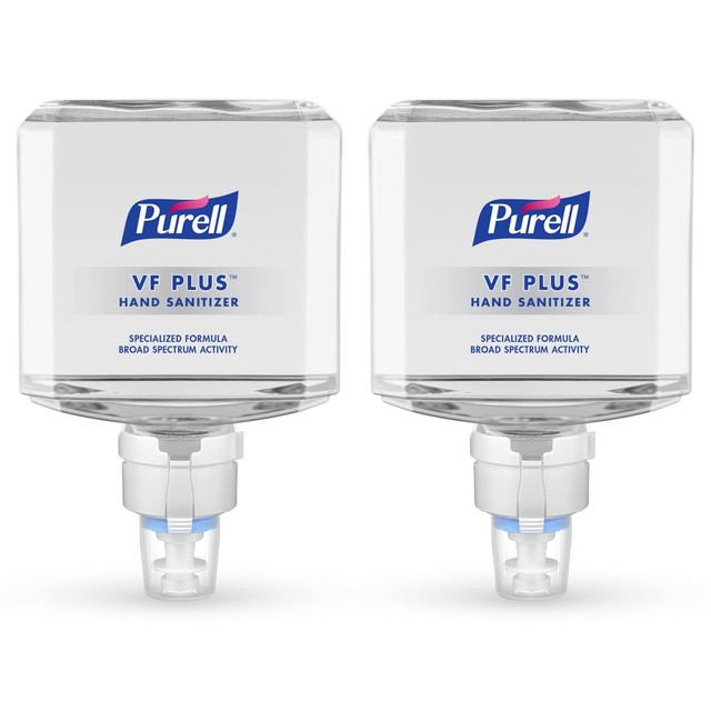 This quick-drying formula feels as clean as PURELL Advanced Hand Sanitizer and kills 99.99% of germs, including the most common foodborne bacterial pathogens.  Kills 99.99% of germs, including the most common foodborne bacterial pathogens  Quick-drying formula feels as clean as PURELL Advanced Hand Sanitizer  Meets Food Code Hand Sanitizers criteria  Helps reduce germs on hands in high-traffic, high-touch areas, including restaurants  Compatible with nitrile, vinyl, and latex gloves  SANITARY SEALED Collapsible PET refill is easily recycled.
