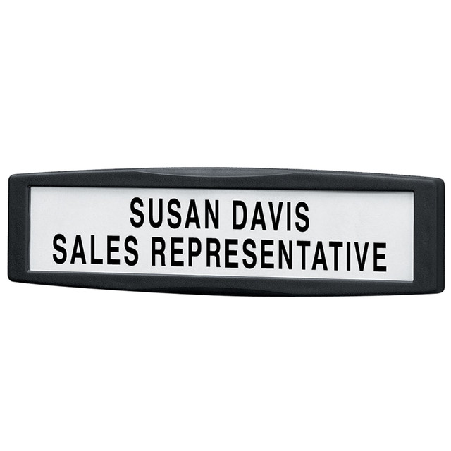 FELLOWES INC. 75906 Fellowes Partitions Additions Name Plate, Dark Graphite FELLOWES INC. 75906 Fellowes Partitions Additions Name Plate, Dark Graphite