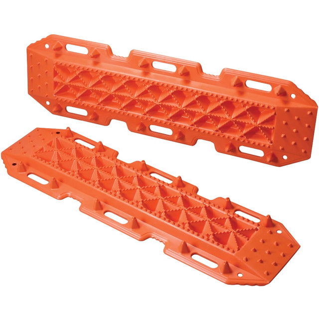 MAXSA INNOVATIONS LLC 20333 Maxsa Innovations Escaper Buddy Tire Traction Tracks, 49inL x 14-1/2inW x 5inD, Orange, Pack Of 2 Tracks