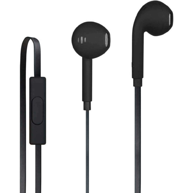 TARGUS, INC. AEH03611CAI iStore Classic Fit Earbuds (Matte Black) - Mini-phone (3.5mm) - Wired - Earbud - 4.33 ft Cable - Matte Black TARGUS, INC. AEH03611CAI iStore Classic Fit Earbuds (Matte Black) - Mini-phone (3.5mm) - Wired - Earbud - 4.33 ft Cable - Matte Black