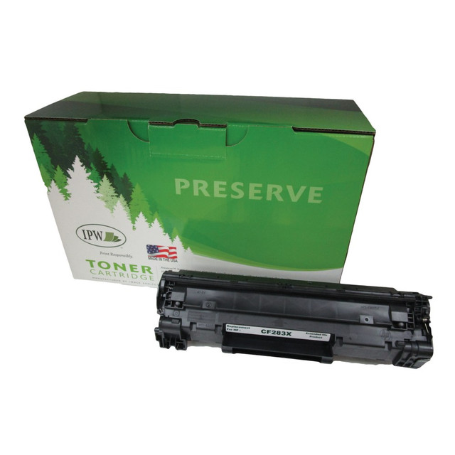 IMAGE PROJECTIONS WEST, INC. 677-83E-ODP IPW Preserve Remanufactured Black Toner Cartridge Replacement For HP 83A, CF283X, 677-83E-ODP