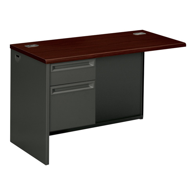 HNI CORPORATION 38216LNS HON 38000 48inW Left Desk Return, Mahogany/Charcoal