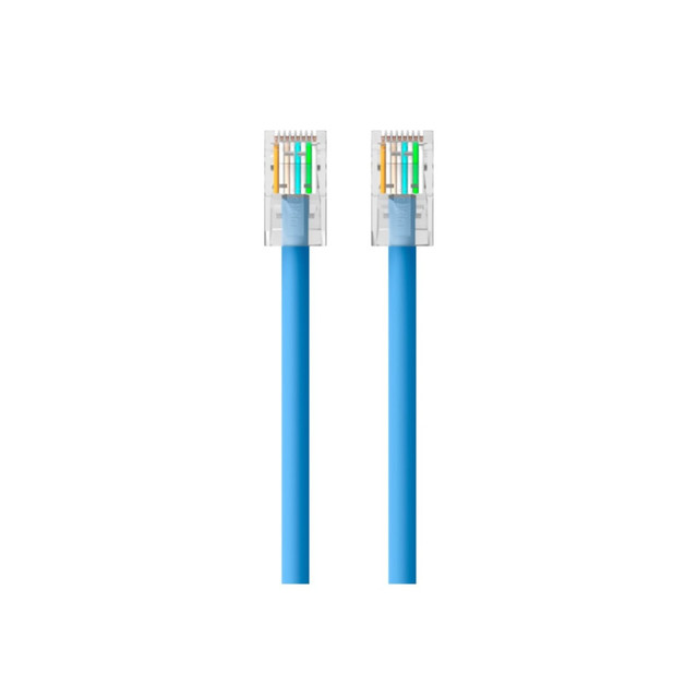 BELKIN, INC. A3L980-20-BLU Belkin High Performance - Patch cable - RJ-45 (M) to RJ-45 (M) - 20 ft - UTP - CAT 6 - stranded - blue