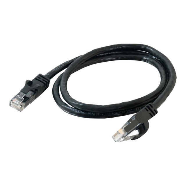 LASTAR INC. 27158 C2G 125ft Cat6 Snagless Unshielded (UTP) Ethernet Network Patch Cable - Black - Patch cable - RJ-45 (M) to RJ-45 (M) - 125 ft - CAT 6 - molded, snagless, stranded - black