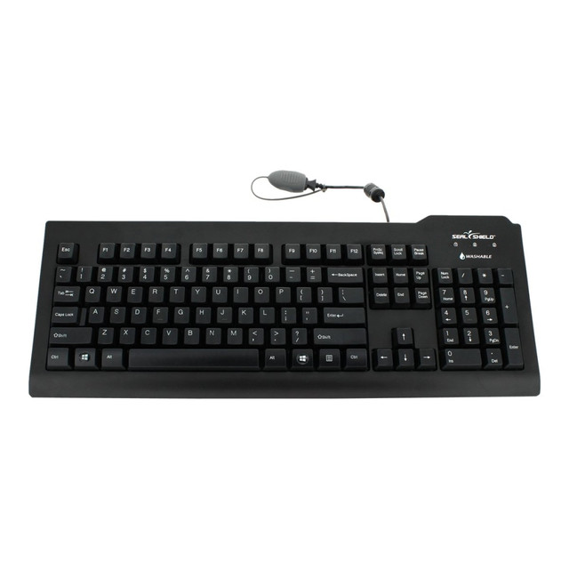 SEAL SHIELD LLC SSKSV207 Seal Shield Seal Clean - Keyboard - USB - US - waterproof - black