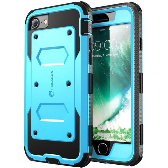 Armored and Hassle free, The Armorbox for iPhone 7 packs protection like no other in a slim profile you'll love. This case is super lightweight but has the build to protect against bumps, drops, and accidental falls. No more cracked screens with built in screen protector that prevents your screen from scratches and damage without any bubbles. Easily access your phones buttons while port covers prevent build up of dust, and lint. Premium materials and enforced corners provide cushion from impact and evenly disperse shock.