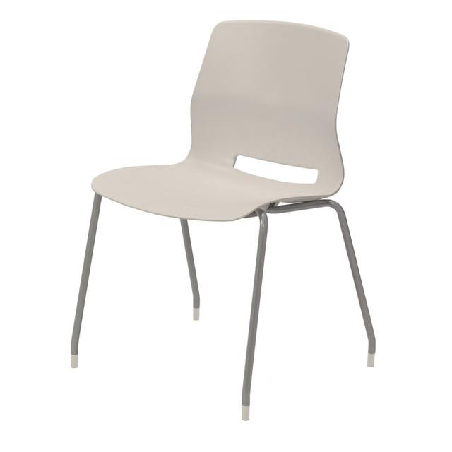 KENTUCKIANA FOAM INC 2700-SL-45 KFI Studios Imme Stack Chair, Moonbeam/Silver