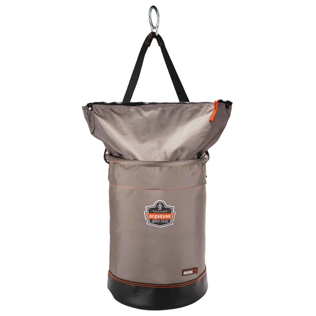 ERGODYNE CORPORATION 15973 Ergodyne Arsenal 5973 Nylon Hoist Bucket, Large, 17inH x 12inW x 12inD, Gray