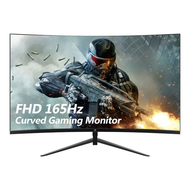 ZERO EDGE TECHNOLOGY, LLC UG24 Z-edge UG24 - LED monitor - curved - 24in - 1920 x 1080 Full HD (1080p) @ 165 Hz - 1 ms - HDMI, DisplayPort - black