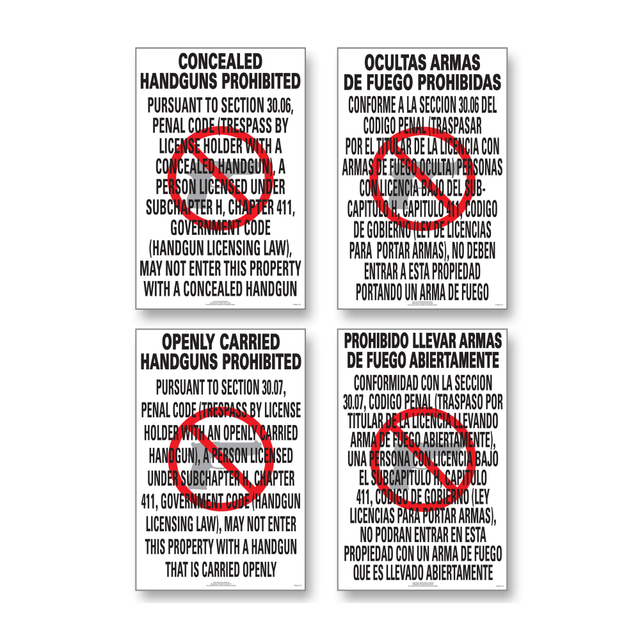 TAX FORMS PRINTING, INC. E8077TX ComplyRight State Weapons Law Poster, English, Texas, 11in x 17in TAX FORMS PRINTING, INC. E8077TX ComplyRight State Weapons Law Poster, English, Texas, 11in x 17in