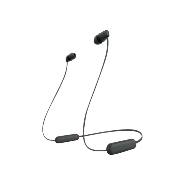 SONY ELECTRONICS INC WIC100/B Sony WI-C100 - Earphones with mic - in-ear - neckband - Bluetooth - wireless - black SONY ELECTRONICS INC WIC100/B Sony WI-C100 - Earphones with mic - in-ear - neckband - Bluetooth - wireless - black