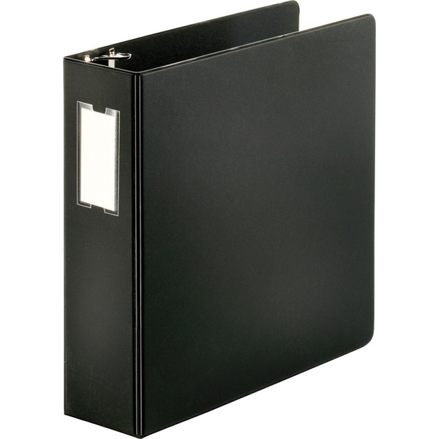 SP RICHARDS 33113 Business Source Slanted D-Ring Binders, 3in Ring, Black SP RICHARDS 33113 Business Source Slanted D-Ring Binders, 3in Ring, Black