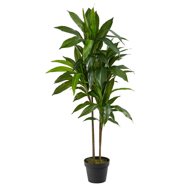 NEARLY NATURAL INC. 6585 Nearly Natural 48in. "Real Touch" Artificial Dracaena Plant with Pot NEARLY NATURAL INC. 6585 Nearly Natural 48in. "Real Touch" Artificial Dracaena Plant with Pot