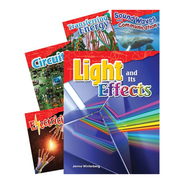 Packed with informational texts, this set is a great way to introduce fundamental topics of physical sciences to your classroom. Each reader can be used to strengthen and broaden understanding of scientific themes, or as part of a cross-curriculum lesson.  Each book is filled with educational content from TIME for Kids, focusing on science-related topics.  Incorporate the nonfiction readings into STEM classes, or use them as part of a general lesson plan to strengthen vocabulary and reading skills.  "Lets Do Science" activities offer your students fun and engaging projects designed to spark an interest in the physical sciences.  Aligned to state and national standards.  Designed for students in grade 4.