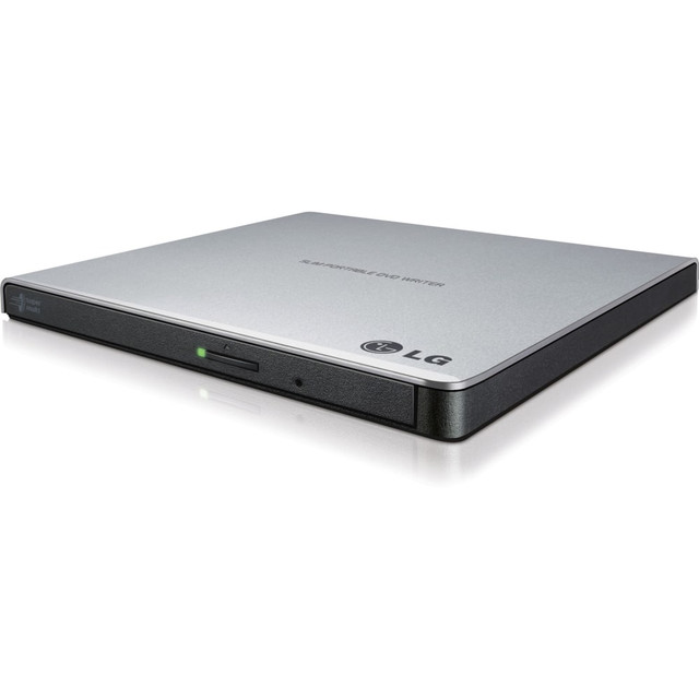 LG ELECTRONICS USA INC GP65NS60 LG GP65NS60 DVD-Writer - 1 x Retail Pack - Silver - DVD-RAM/±R/±RW Support - 24x CD Read/24x CD Write/24x CD Rewrite - 8x DVD Read/8x DVD Write/8x DVD Rewrite - Double-layer Media Supported - USB 2.0 LG ELECTRONICS USA INC GP65NS60 LG GP65NS60 DVD-Writer - 1 x Retail Pack - Silver - DVD-RAM/±R/±RW Support - 24x CD Read/24x CD Write/24x CD Rewrite - 8x DVD Read/8x DVD Write/8x DVD Rewrite - Double-layer Media Supported - USB 2.0