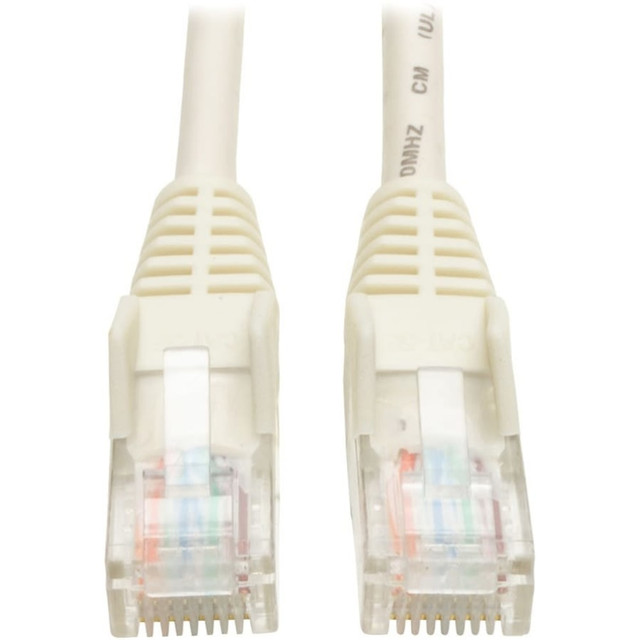 TRIPP LITE N001-050-WH Eaton Tripp Lite Series Cat5e 350 MHz Snagless Molded (UTP) Ethernet Cable (RJ45 M/M), PoE - White, 50 ft. (15.24 m) - Patch cable - RJ-45 (M) to RJ-45 (M) - 50 ft - UTP - CAT 5e - molded, snagless, solid - white TRIPP LITE N001-050-WH Eaton Tripp Lite Series Cat5e 350 MHz Snagless Molded (UTP) Ethernet Cable (RJ45 M/M), PoE - White, 50 ft. (15.24 m) - Patch cable - RJ-45 (M) to RJ-45 (M) - 50 ft - UTP - CAT 5e - molded, snagless, solid - white