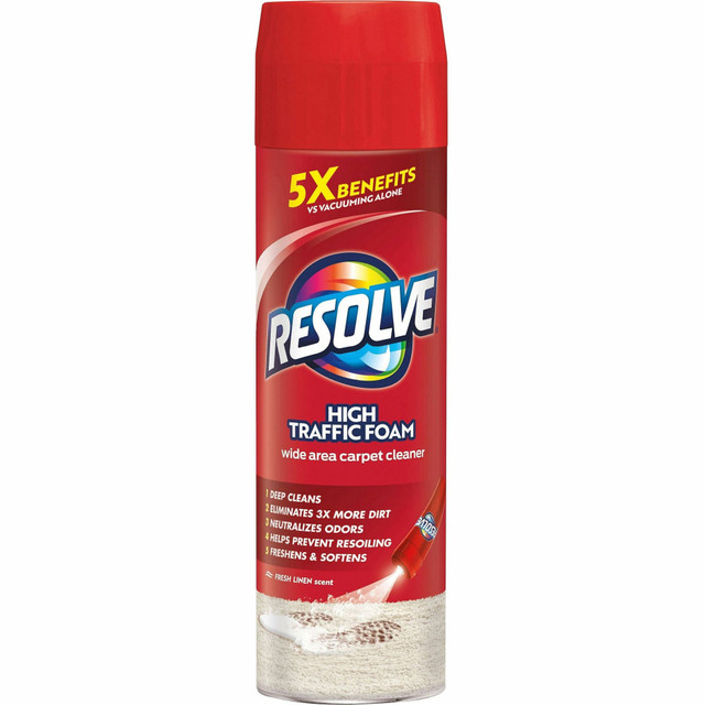 RECKITT BENCKISER 00706 Resolve Foam Carpet Cleaner, 22 Oz Bottle RECKITT BENCKISER 00706 Resolve Foam Carpet Cleaner, 22 Oz Bottle