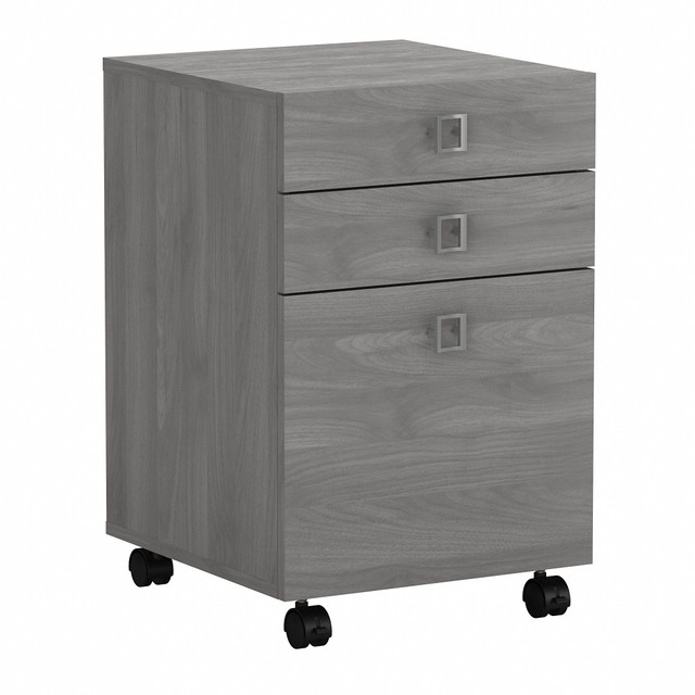 BUSH INDUSTRIES INC. KI60401-03 Bush Business Furniture Echo 17inD Vertical 3-Drawer Mobile File Cabinet, Modern Gray, Delivery BUSH INDUSTRIES INC. KI60401-03 Bush Business Furniture Echo 17inD Vertical 3-Drawer Mobile File Cabinet, Modern Gray, Delivery