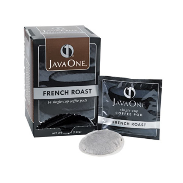 JAVA TRADING CO. LLC 30800 Java One Single-Serve Coffee Pods, French Roast, Carton Of 14