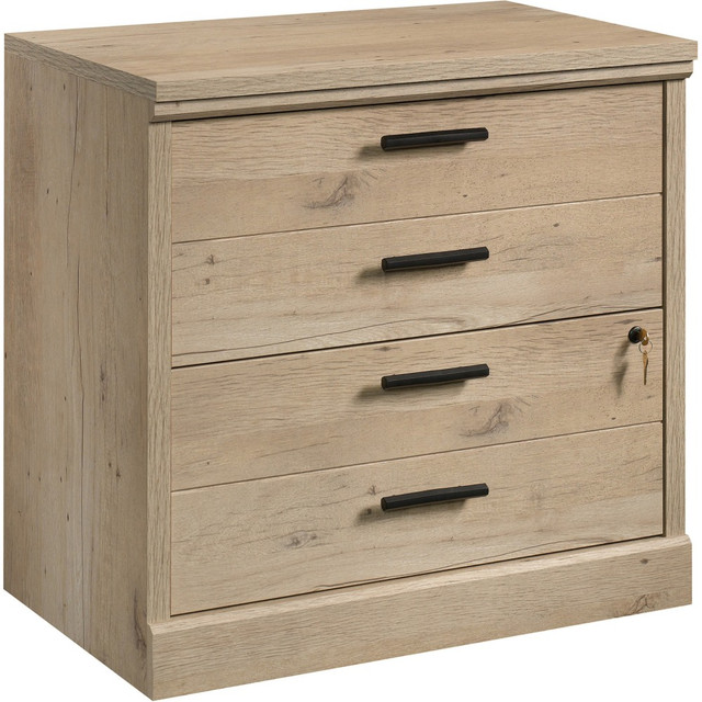 SAUDER WOODWORKING CO. 427013 Sauder Aspen Post 31inW x 19inD Lateral File Cabinet, Prime Oak SAUDER WOODWORKING CO. 427013 Sauder Aspen Post 31inW x 19inD Lateral File Cabinet, Prime Oak