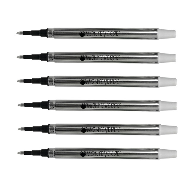 YAFA A PEN COMPANY S223BU Monteverde Rollerball Refills For Sheaffer Rollerball Pens, Fine Point, 0.5 mm, Blue, Pack Of 6 Refills YAFA A PEN COMPANY S223BU Monteverde Rollerball Refills For Sheaffer Rollerball Pens, Fine Point, 0.5 mm, Blue, Pack Of 6 Refills