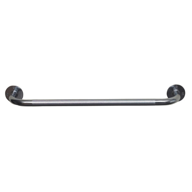 MABIS HEALTHCARE, INC. 521-1570-0624 DMI Steel Knurled Grab Bar, 24inH x 2inW x 3inD, Silver MABIS HEALTHCARE, INC. 521-1570-0624 DMI Steel Knurled Grab Bar, 24inH x 2inW x 3inD, Silver