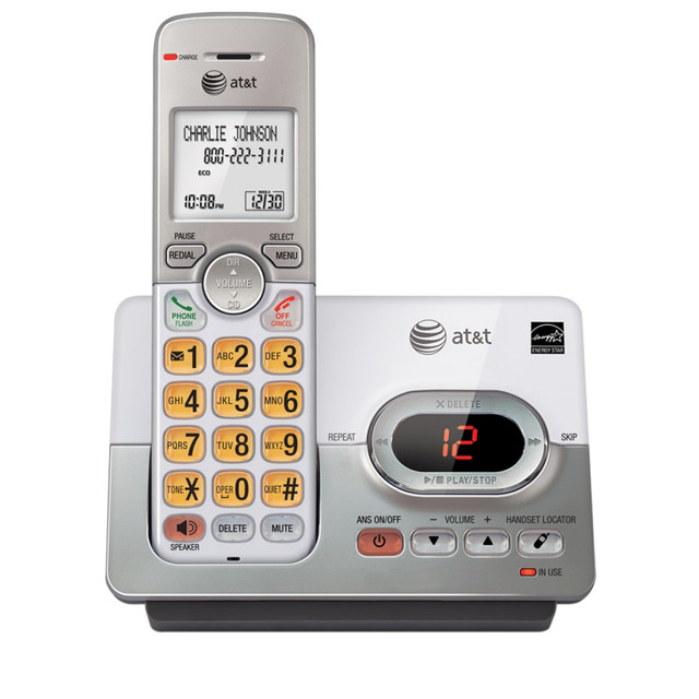 VTECH HOLDINGS LTD EL52103 AT&T EL52103 DECT 6.0 Expandable Cordless Phone System With Digital Answering Machine