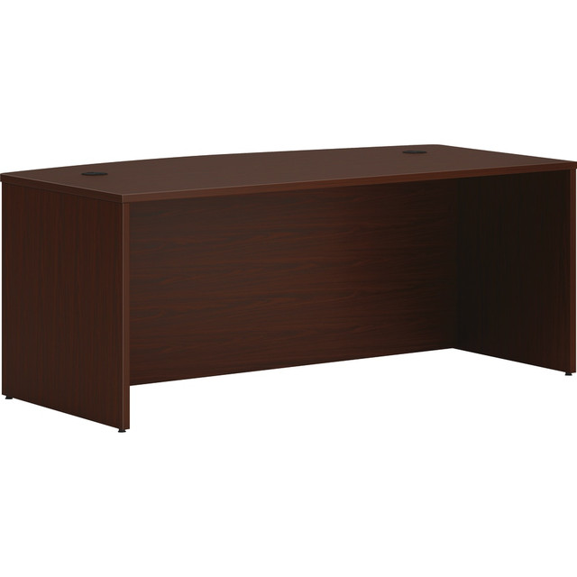 HNI CORPORATION HONLDS7236BLT1 HON Mod 72inW Bowfront Computer Desk, Mahogany HNI CORPORATION HONLDS7236BLT1 HON Mod 72inW Bowfront Computer Desk, Mahogany