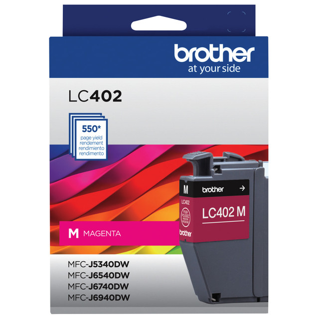 BROTHER INTL CORP LC402MS Brother LC402 Magenta Ink Cartridge, LC402M