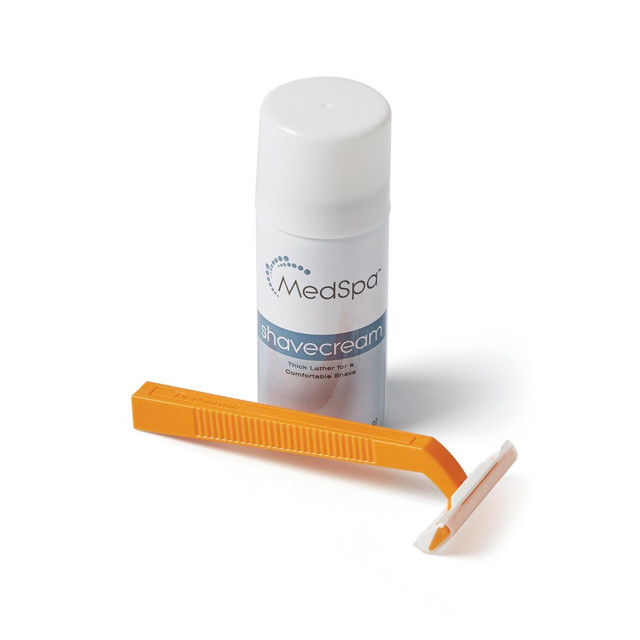 MEDLINE INDUSTRIES, INC. DYKD2001S Medline Shave Kits With Shaving Cream, Pack Of 25 MEDLINE INDUSTRIES, INC. DYKD2001S Medline Shave Kits With Shaving Cream, Pack Of 25