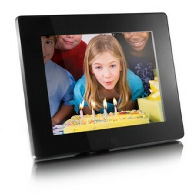 <p>More than just a digital photo frame, Aluratek raises the bar with its new Digital Lifestyle Device (DLD). View hi-resolution pictures, listen to music and watch home videos easily on the 8" TFT true color LCD at 800 x 600 resolution. Simply insert your camera or camcorder's SD / SDHC card or an USB drive directly into the frame. Pictures will automatically start in a slideshow mode. With the built-in 512MB on-board memory you can also transfer your favorite digital files directly from your computer fast and easy without any software. With Aluratek's new DLD, share all your digital pictures, videos, and music files. Whether it is at work or at home, let the fun begin!</p>