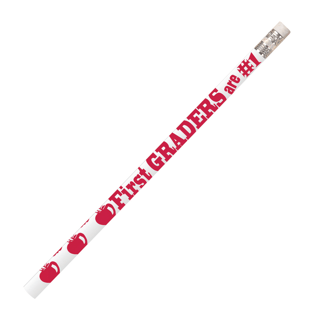 Musgrave Pencil Co. Inc. MUS2204D-12 Musgrave Pencil Co. Motivational Pencils, 2.11 mm, #2 Lead, 1st Graders Are #1, Red/White, Pack Of 144 Musgrave Pencil Co. Inc. MUS2204D-12 Musgrave Pencil Co. Motivational Pencils, 2.11 mm, #2 Lead, 1st Graders Are #1, Red/White, Pack Of 144