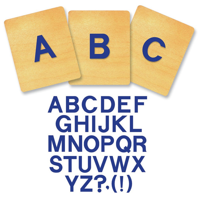 ELLISON EDUCATIONAL EQUIPMENT, INC. 11151-2IN Ellison Prestige SureCut Alphabet Set, 2in, Block Capital Letters