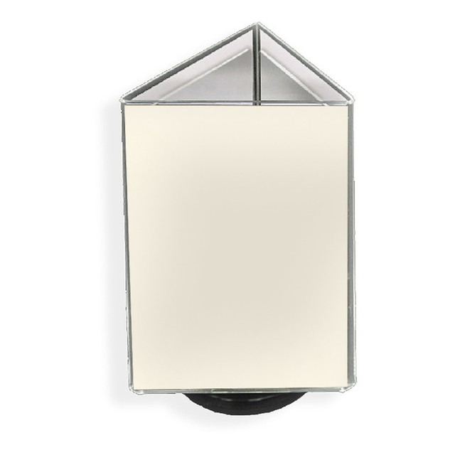 AZAR DISPLAYS 193730  Acrylic Vertical 3-Sided Revolving Sign Holder, 8-1/2inH x 5-1/2inW x 5-1/2inD, Clear